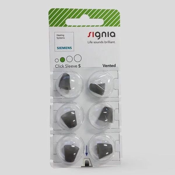 サジット　スリーブ Signia Click Sleeve (Vented) – Original Replacement Domes