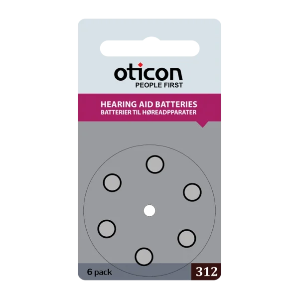 Oticon 312 Battery 370-40-092-08