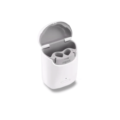 Signia Styletto X Charger open