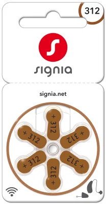 Signia 312 Battery