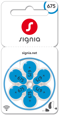 Signia 675 Battery